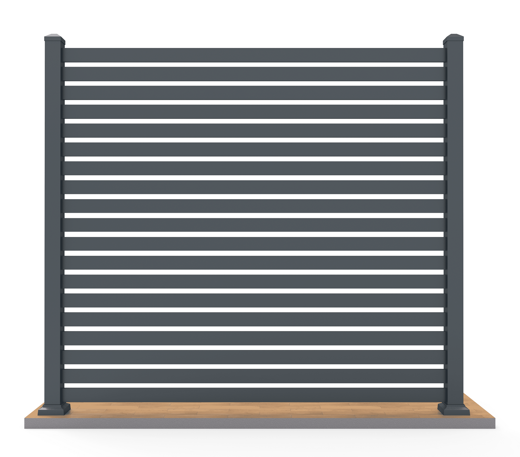 Extruded Aluminum Profile Fence and Handrail, Railing