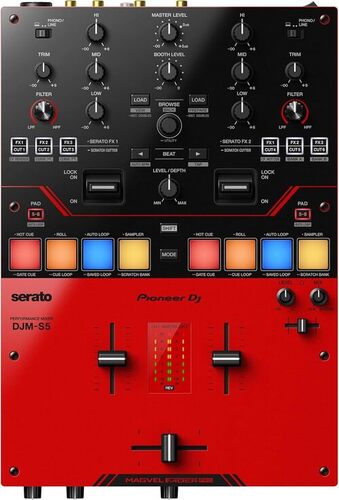 Pioneer DJ DJM-S5 2-channel Mixer for Serato DJ