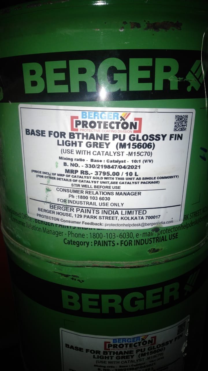Pu Paint Tinting Any Shades (Ral Shades) Bergerthane Finish