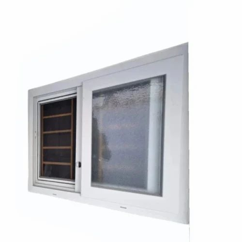 Upvc 1.5 Feet Upvc Glass Sliding Window