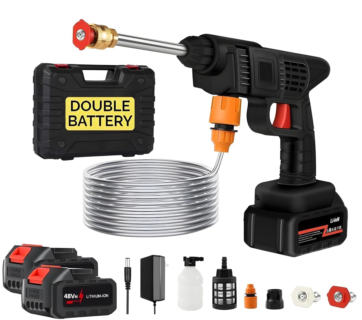 Wireless Pressure Washer Gun 48v