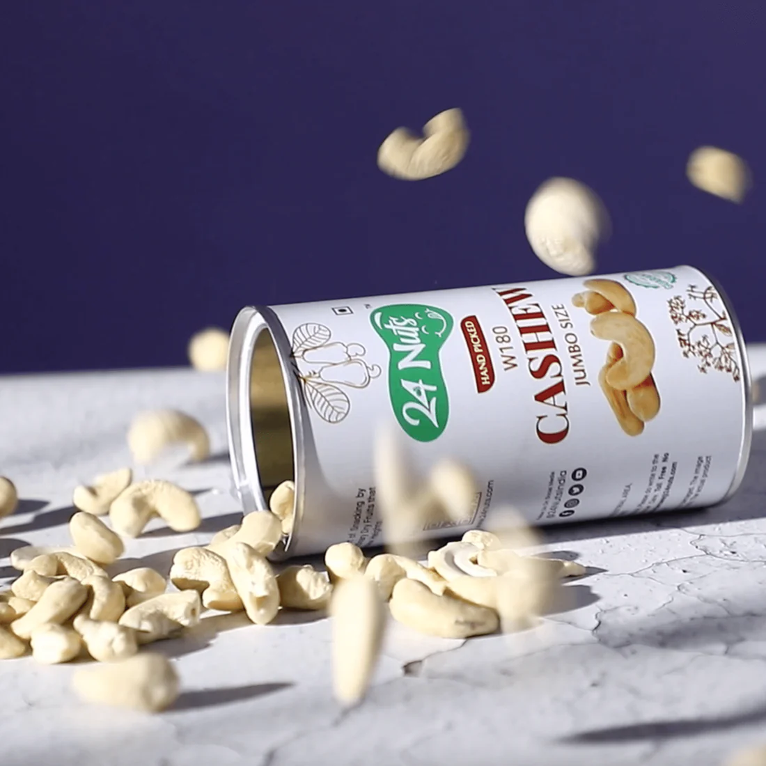 24 Nuts W-180 Cashew Jumbo Size