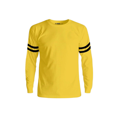 Cotton Round Neck Full Sleeve T-Shirt for Men