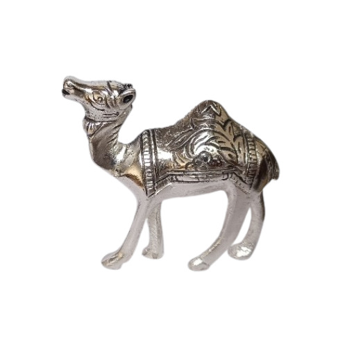 German Silver Camel Statue