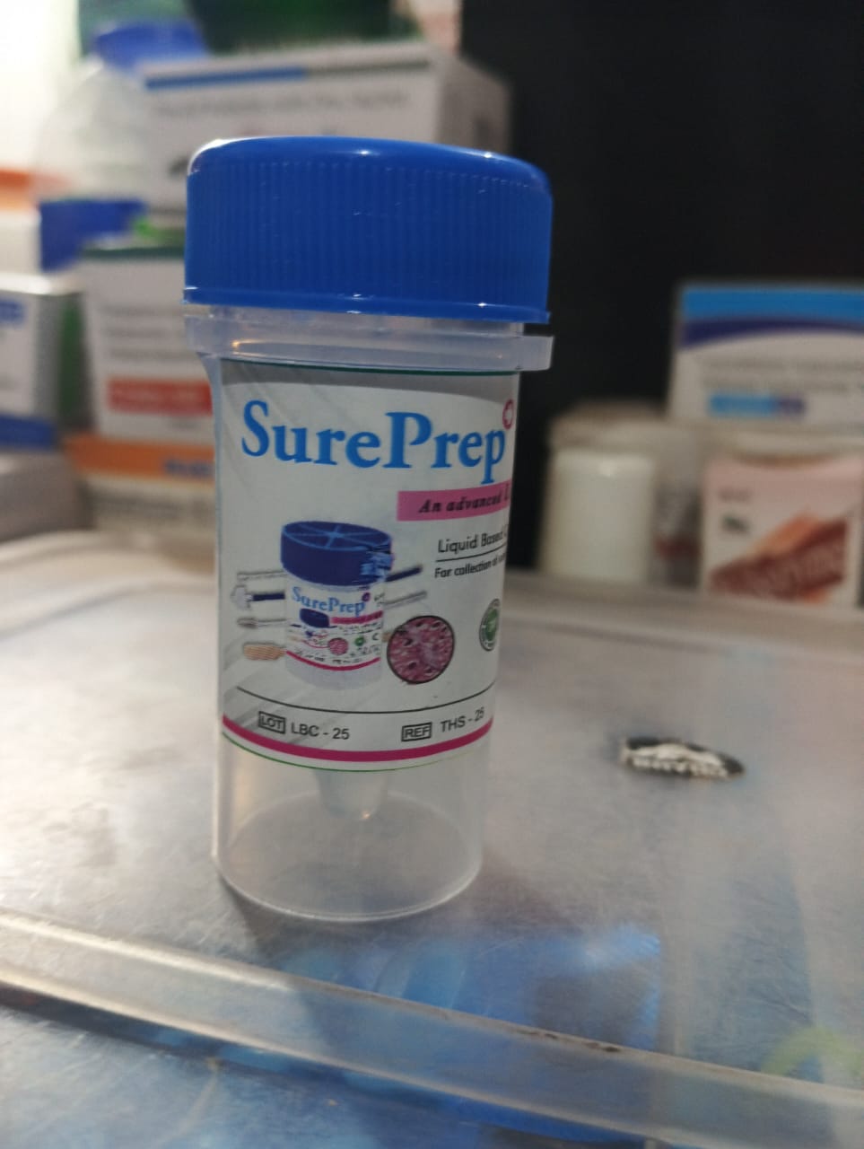LBC-pap smear vial