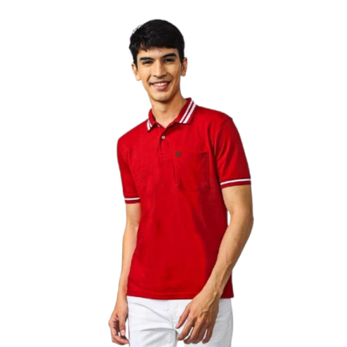 Plain Poly Cotton Polo Full Sleeve T Shirt