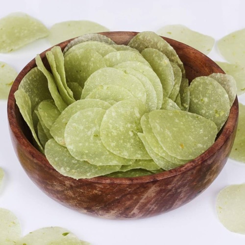 Sabudana Batata Green Chilli Papad