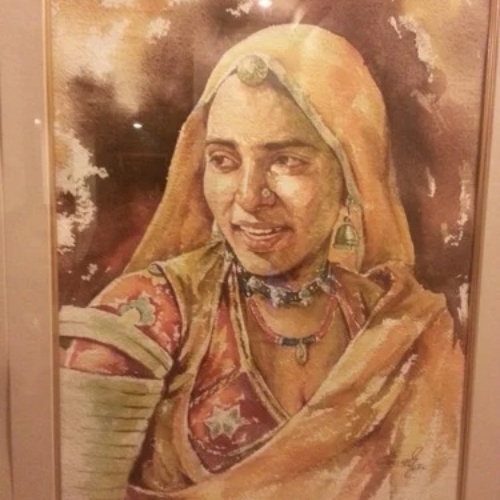 Water Color Handmade Painting