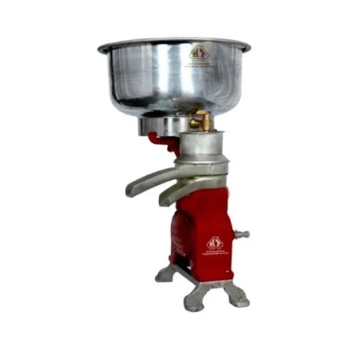 Milk Cream Separator - Color: Red And Silver