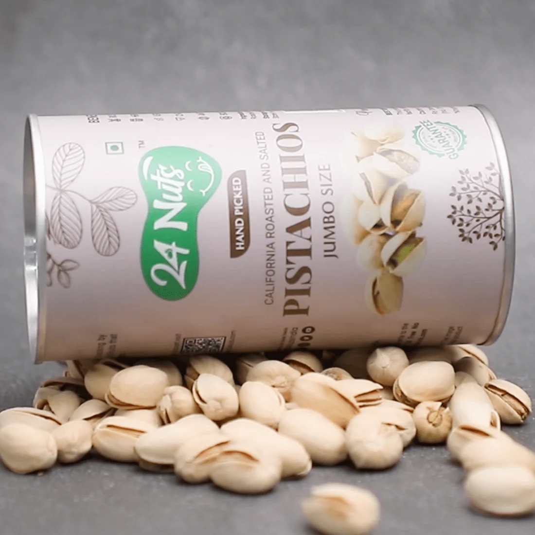 24 Nuts California Roasted and Salted Pistachios