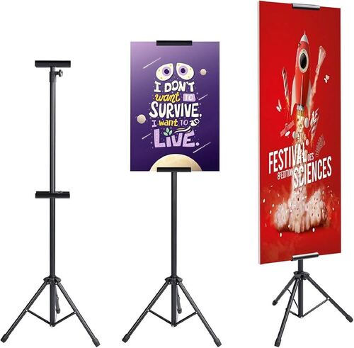 Banner Stand - Material: Acrylic