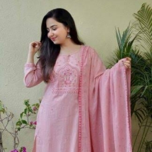 Cotton kurti with 