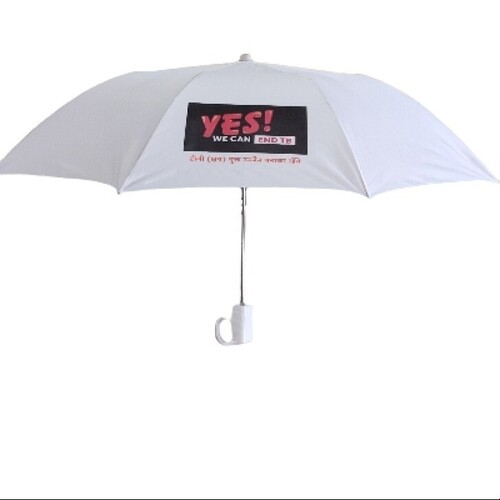 Folding Umbrella - Color: White