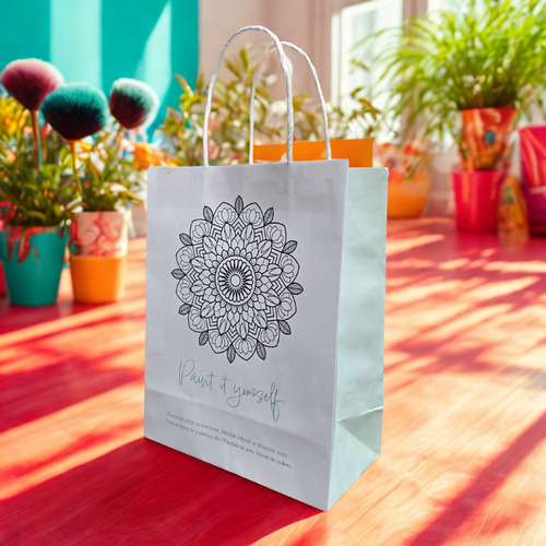 Customized Mandala Paper Bag