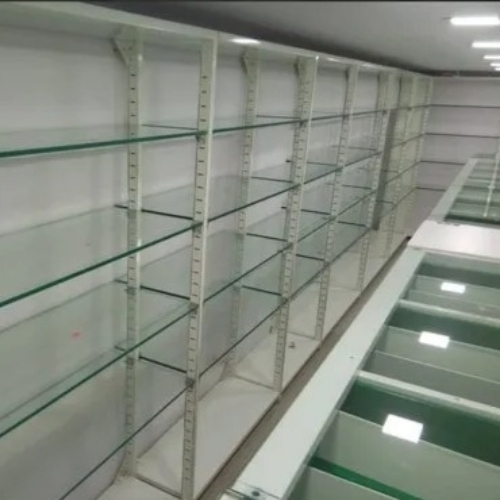 Glass and Metal Rack