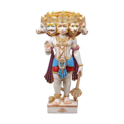 Marble Panchmukhi Hanuman Ji Statue