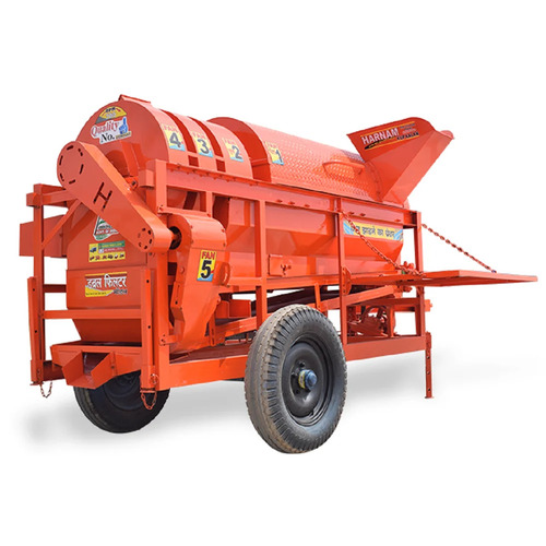 4 Fan Paddy Thresher - Color: Orange