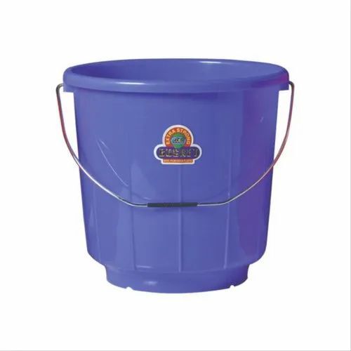 Blue Plastic Bucket