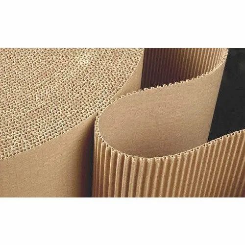 Brown Corrugated Roll