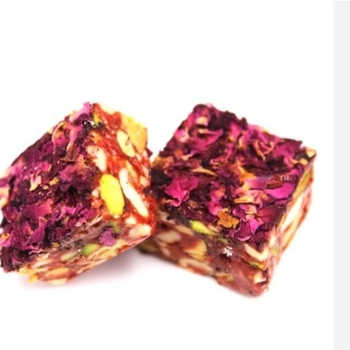 Dry Fruit Rose Petal Sweets