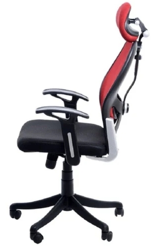 Red Mesh Headrest Chair