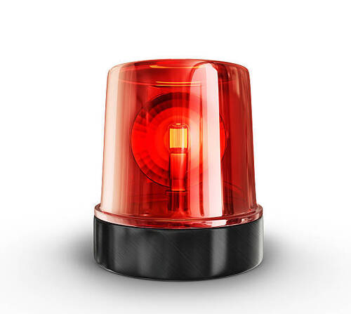 Siren Light - Material: Cold Rolled Steel Sheet
