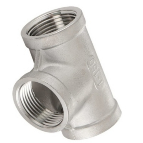 Three Way Fitting Pipe - Color: Silver