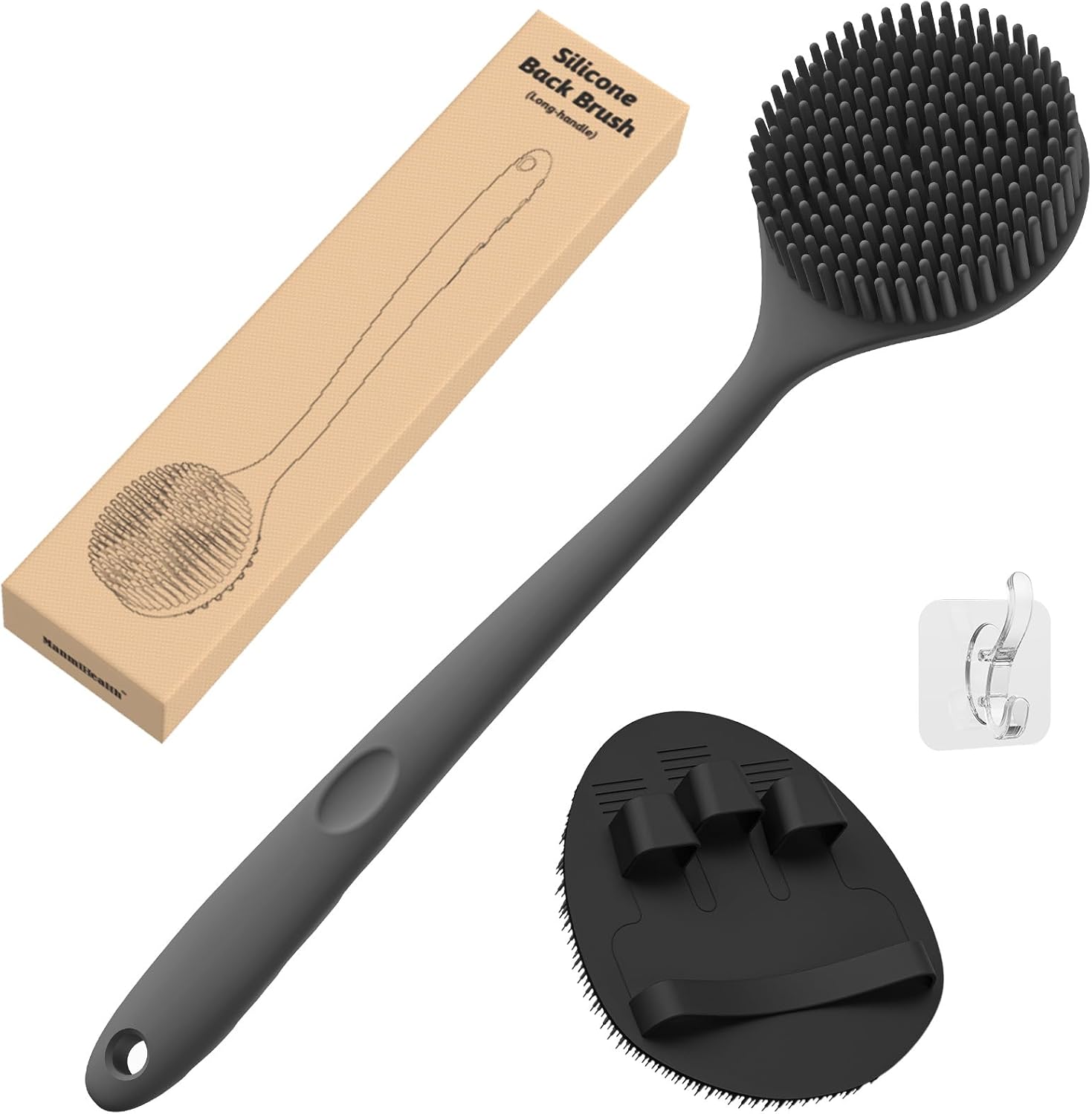 Adagio Silicone Back Scrubber Brush - Age Group: Adults