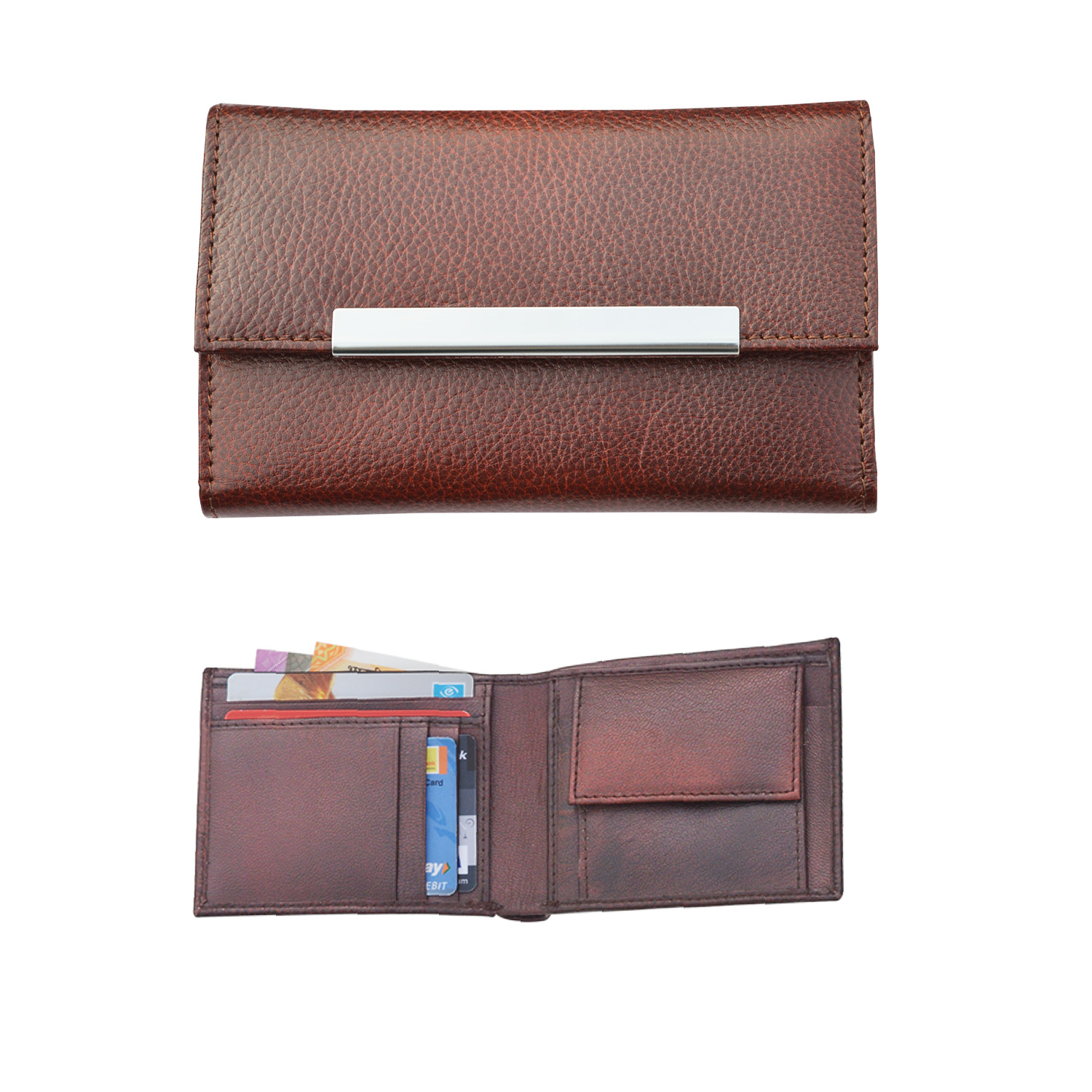 Set 220 2-In-1 Male & Female Wallet Gift Combo Gift Set