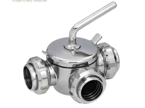 Stainless Steel 3 Way Plug Valve