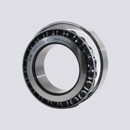Taper Roller Bearing 32220 - High Carbon Chromium Steel, Grey, Single Row | Axial and Radial Support, Durable, Low Friction
