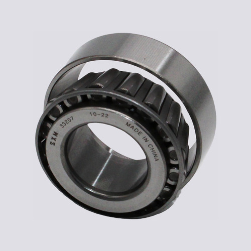 Taper Roller Bearing 33207 - High Carbon Chromium Steel, Grey, Single Row | Axial Load Support, Low Friction, Smooth Rotation