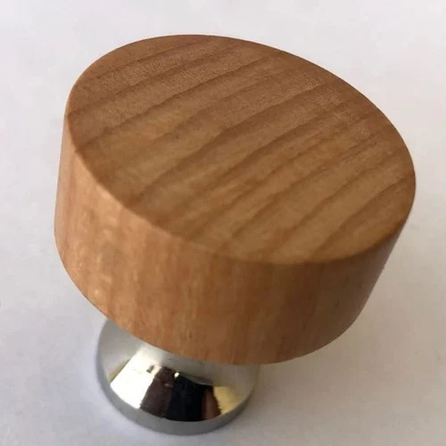 Brown Wooden Cabinet Knob