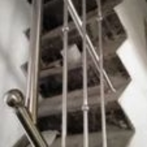 Stainless steel staircase railing