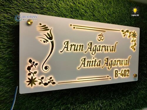 Acrylic LED Name Plate