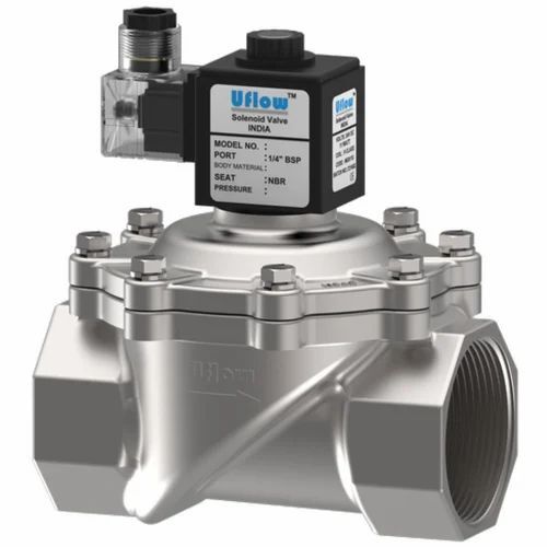 Stainless Steel Solenoid Valve - Color: Green