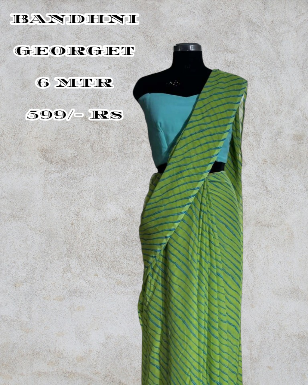 BANDHNI GEORGET FABRIC 