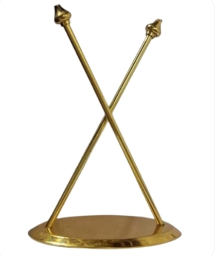 Brass Cross Flag Stand