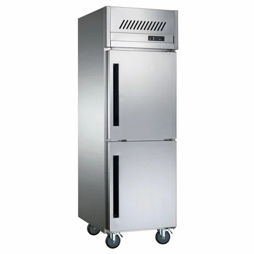 Upright Stainless Steel Two Door Chiller