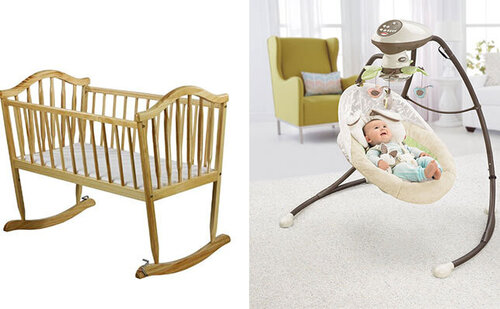 Baby Cradle Swing - Material: Plastic