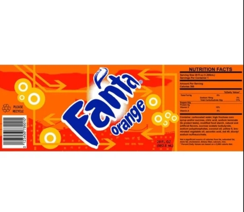 Cold Drink Pvc Shrink Label