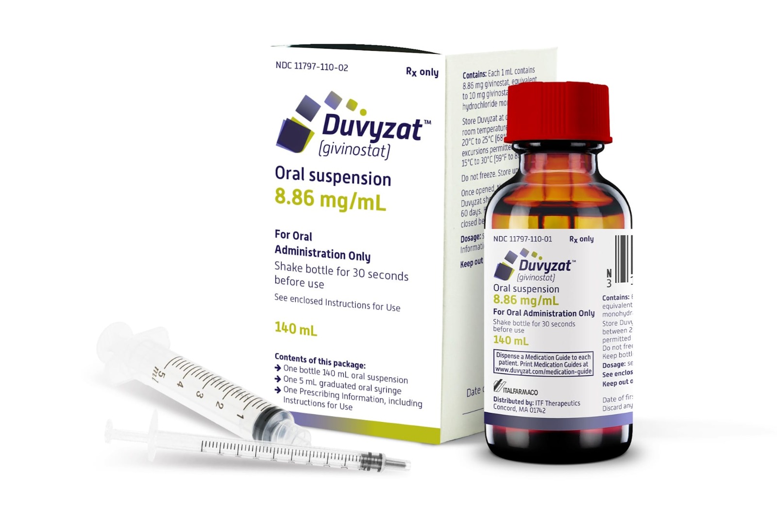 Duvyzat 8.86 mg/mL Oral Suspension