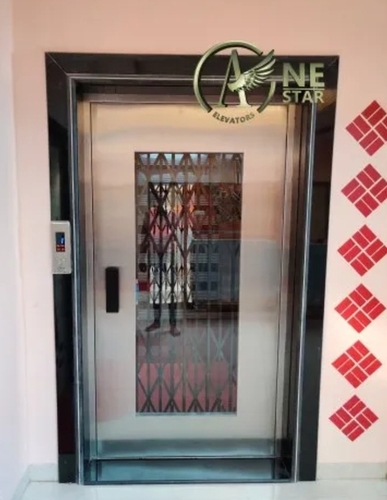 Glass Door Ss Elevator