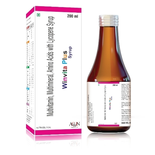 Multivitamin, Multimineral, Amino Acids With Lycopene Syrup 200ML