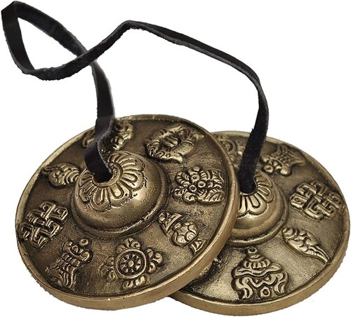 Tingsha Bells - Design: Tibetan