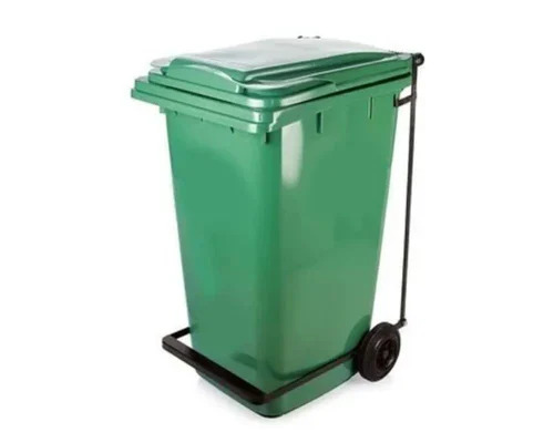 240 L Green Wheeled Dustbin - Application: Dustbeen