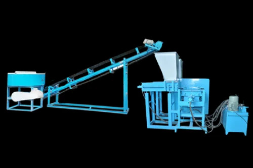 Fly Ash Brick Making Machines - Color: Skyblue