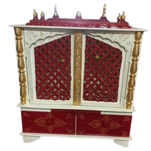 Handicraft Painted Wooden Temple