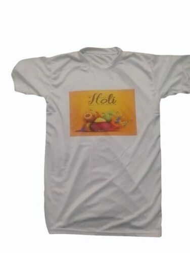 Holi Printed Polyester T Shirt