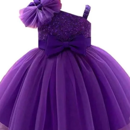 Purple Baby Girl Frock